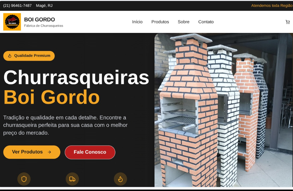 Churrasqueiras Boi Gordo