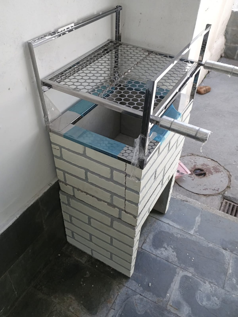 Churrasqueira 45cm Mini com Kit Inox Completo